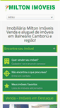 Mobile Screenshot of miltonimoveis.com