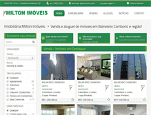 Tablet Screenshot of miltonimoveis.com